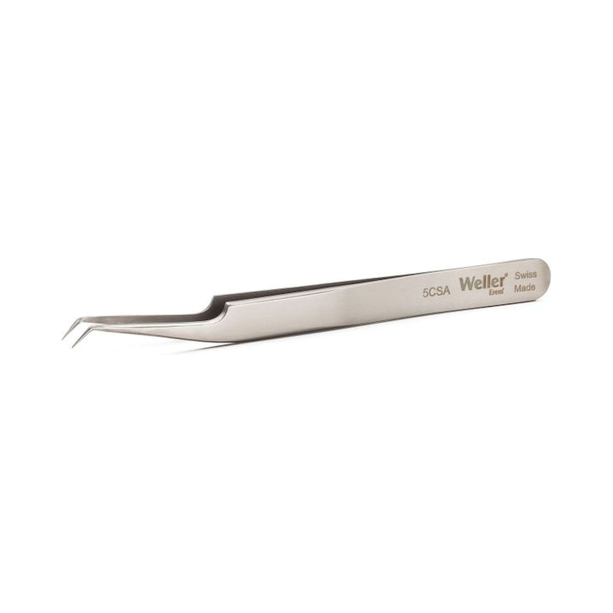Weller Erem 5CSA. Waver Erem 5CSA Precision Tweezers, Curved 30° Relieved Pecial Stainless Steel Nonmagnetic Non-Rusting Acid-Proof Heat-Resistant