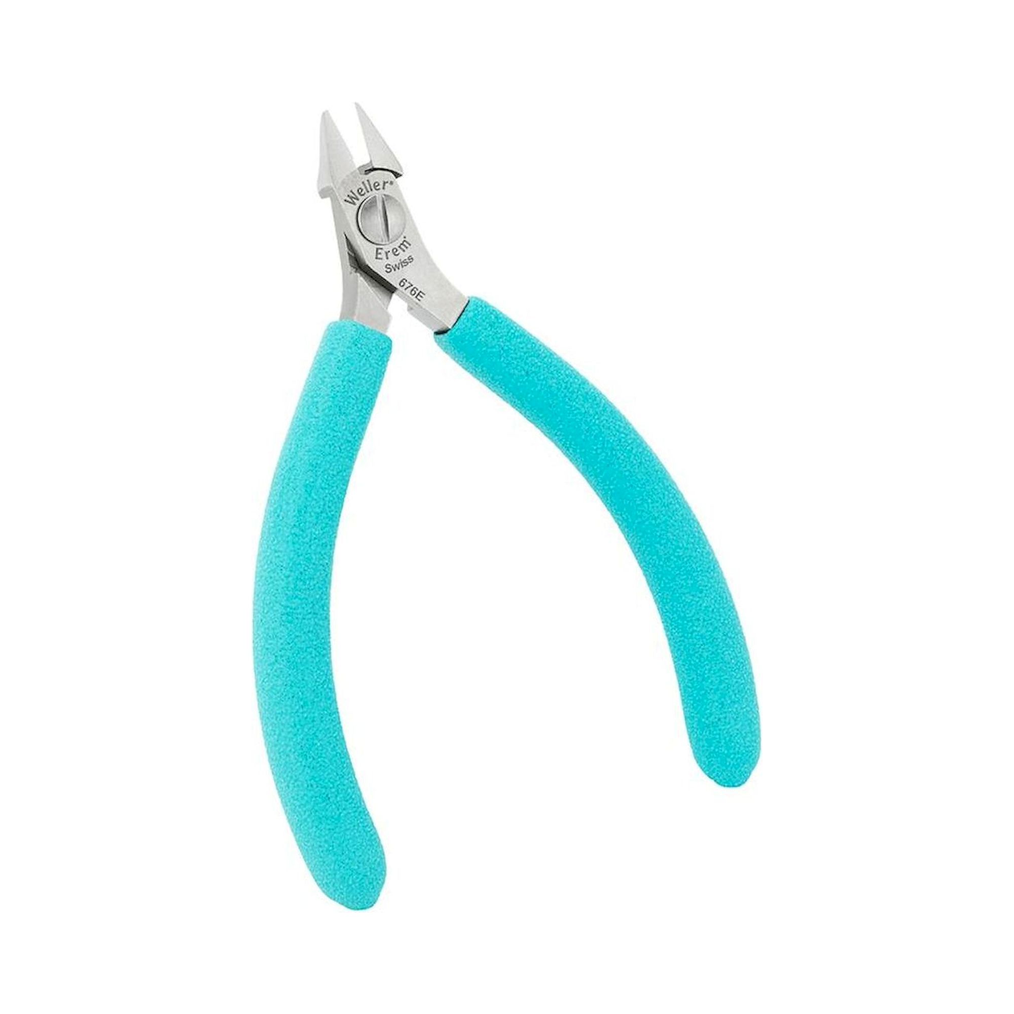 Weller 676E. Pince coupante pointue, tête pointue/évidée, sans bord tranchant