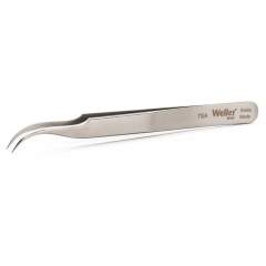 Weller Erem 7SA. Waver Erem 7SA Precision Tweezer Curved Relieved with Pointed Tips Excellent Handling In Confined Spaces