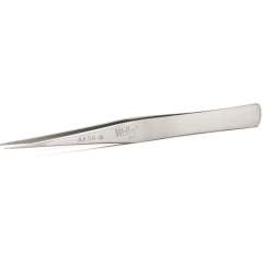 Weller Erem AASASL. Waver Erem AASASL Precision Economic Tweezer, 125 Mm From Stainless Steel Body with Stainless Steel Tip