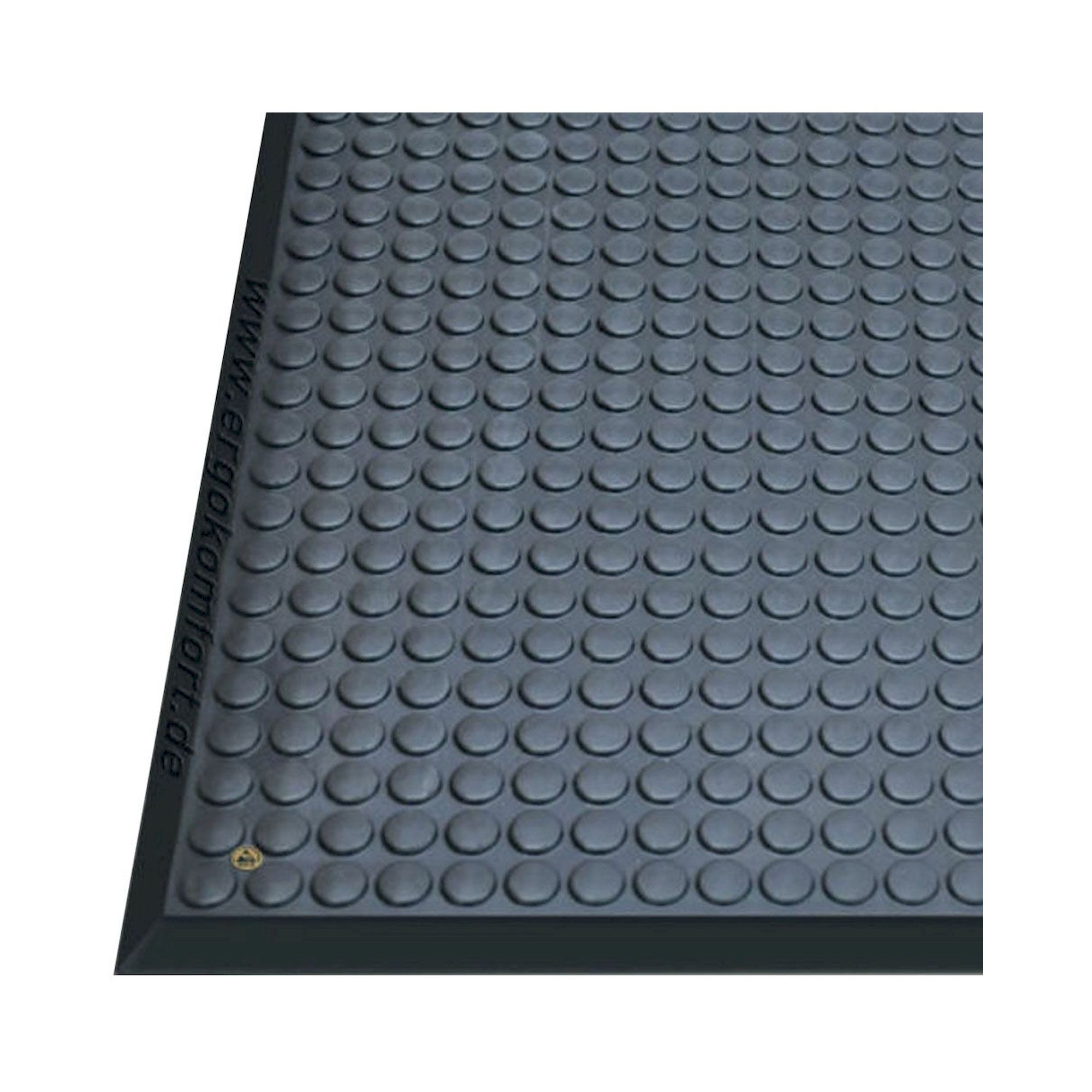 ESD-Bodenmatte Ergokomfort NI-FN-ESD, leitfähig, schwarz, 920x620 mm