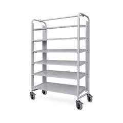 Reeco RF-028-1801050W-5-9003. Ergonomischer Wagen - 5 Regale