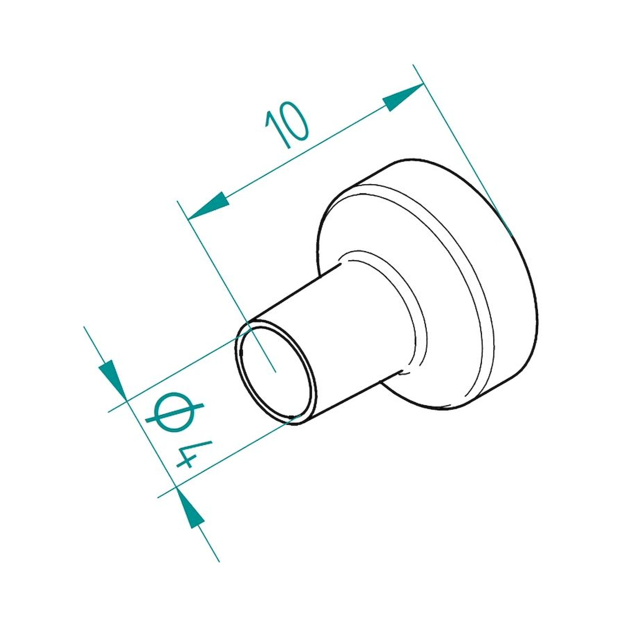 Heißluftdüse für i-Tool AIR S, gerade, 4,0 mm - Ersa 0472BR