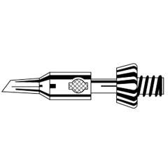 Ersa 0G152VN. Lötspitze für Independent 60, angeschrägt eliptische Form 4,8mm