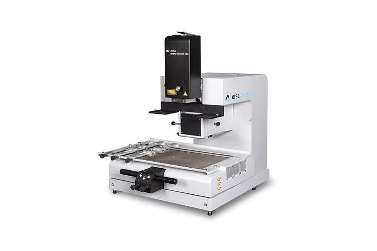 HR550L Hybrid Rework System 4300W mit besonders großem Platinenhalter - Ersa 0HR550L