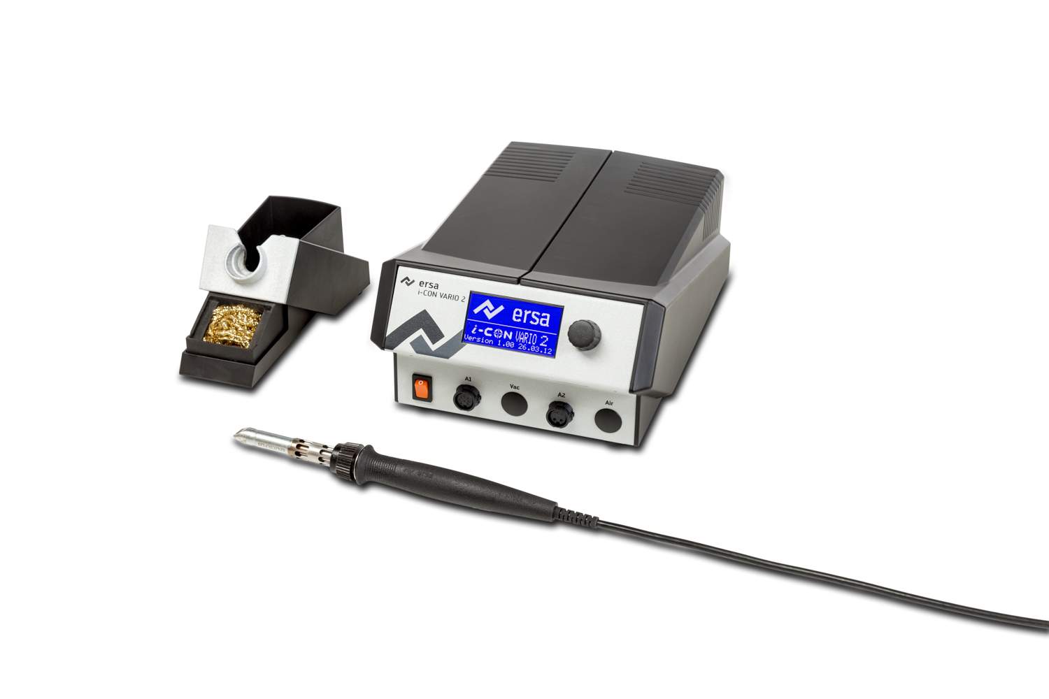 VARIO2HP, ESD 2 Kanal Lötstation mit i-Tool HighPower 250W, Auto-Standby - Ersa 0ICV2000HP