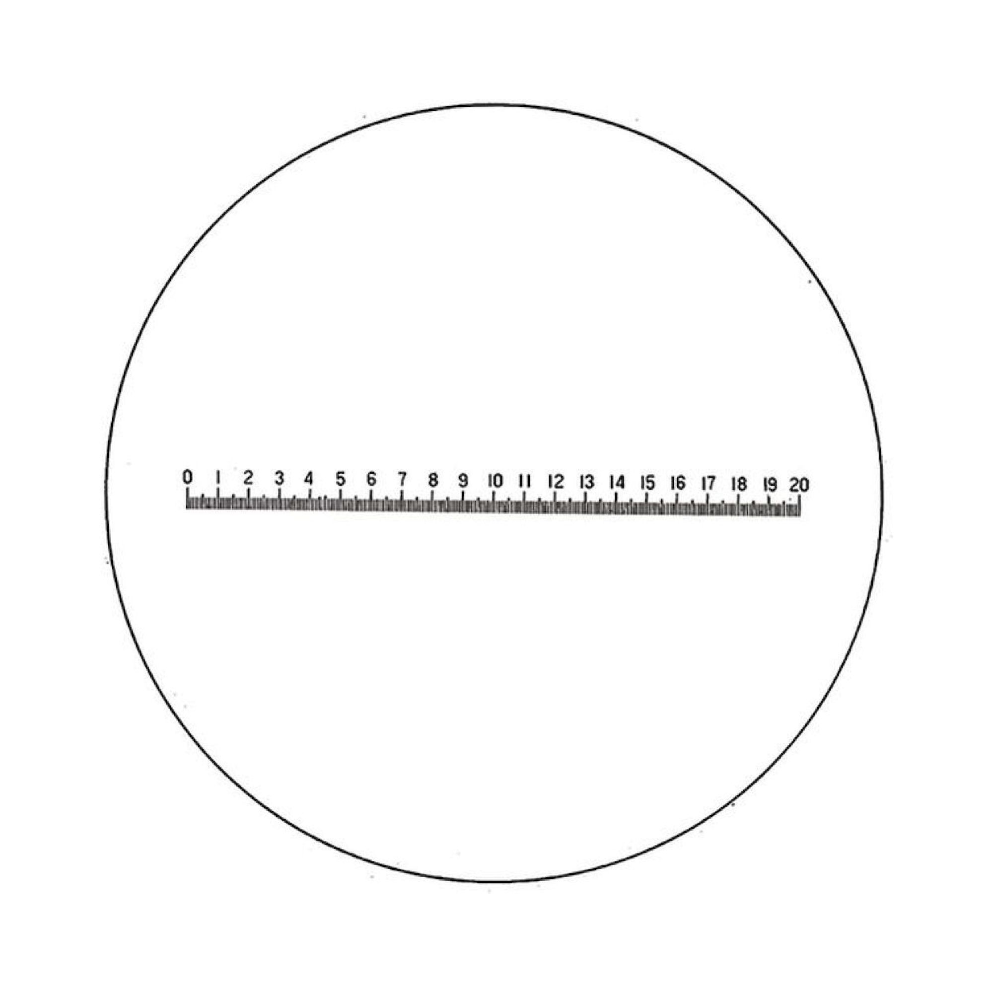 Eschenbach 115204. Precision measuring scale, 45x30x2 mm