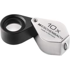 Eschenbach 117610. folding magnifier aplanat, 10x, metal, D=21 mm