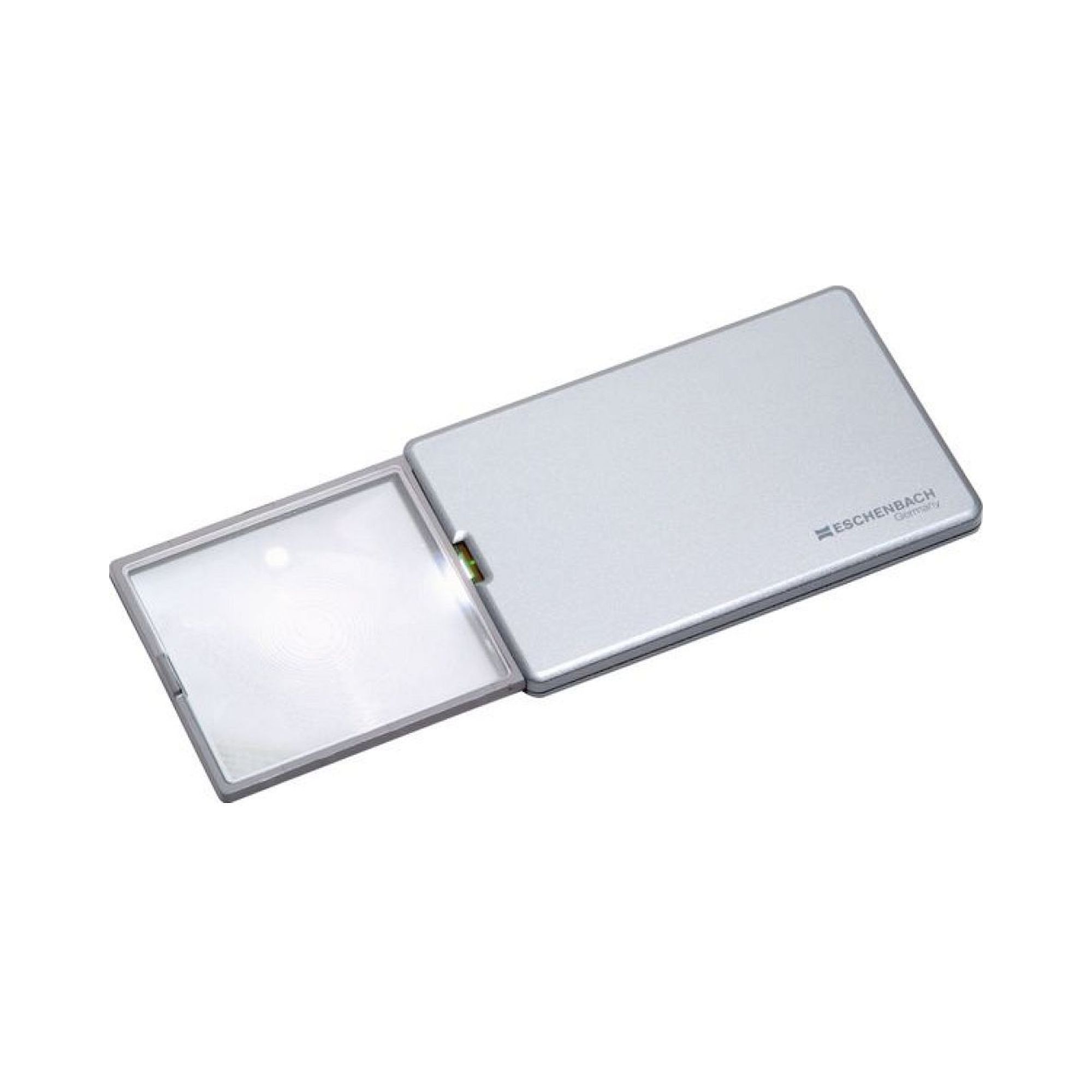 Eschenbach 152111. Cheque card magnifier easyPOCKET, 3x, 8 dpt., silver