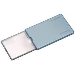 Eschenbach 152122. Cheque card magnifier easyPOCKET, 4x, 16 dpt., blue