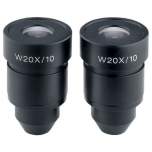 Eschenbach 334081. Wide-field eyepiece pair for stereo microscopes, 5x