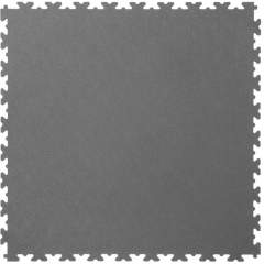 Ecotile X500/7/ESD. ESD tile, X-LOG, smooth texture, grey (RAL7015), 7 mm, 1PU = 4 pieces