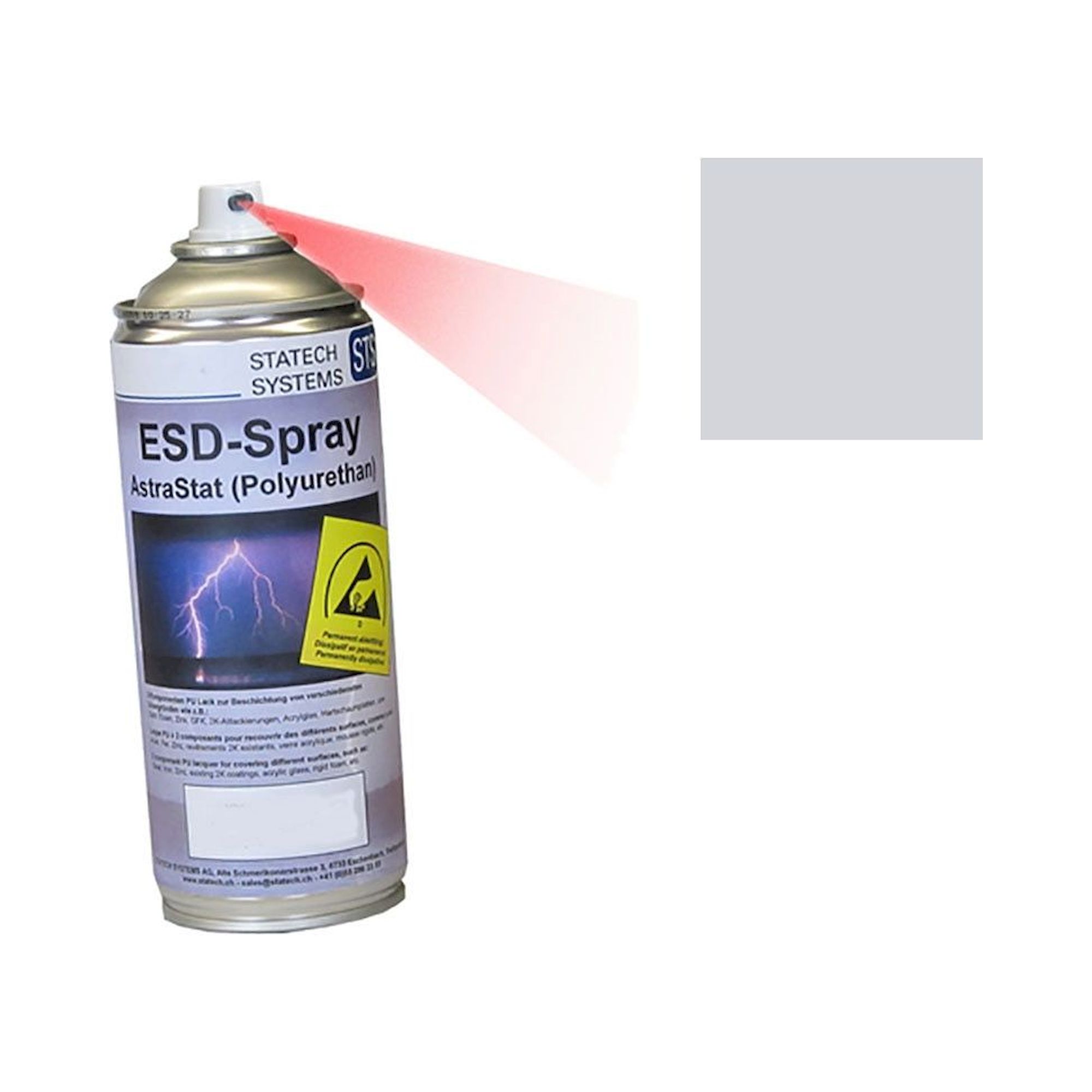 ESD-Spritzlack AstraStat, ESD-Sprühlack 400 ml, RAL 7035, lichtgrau