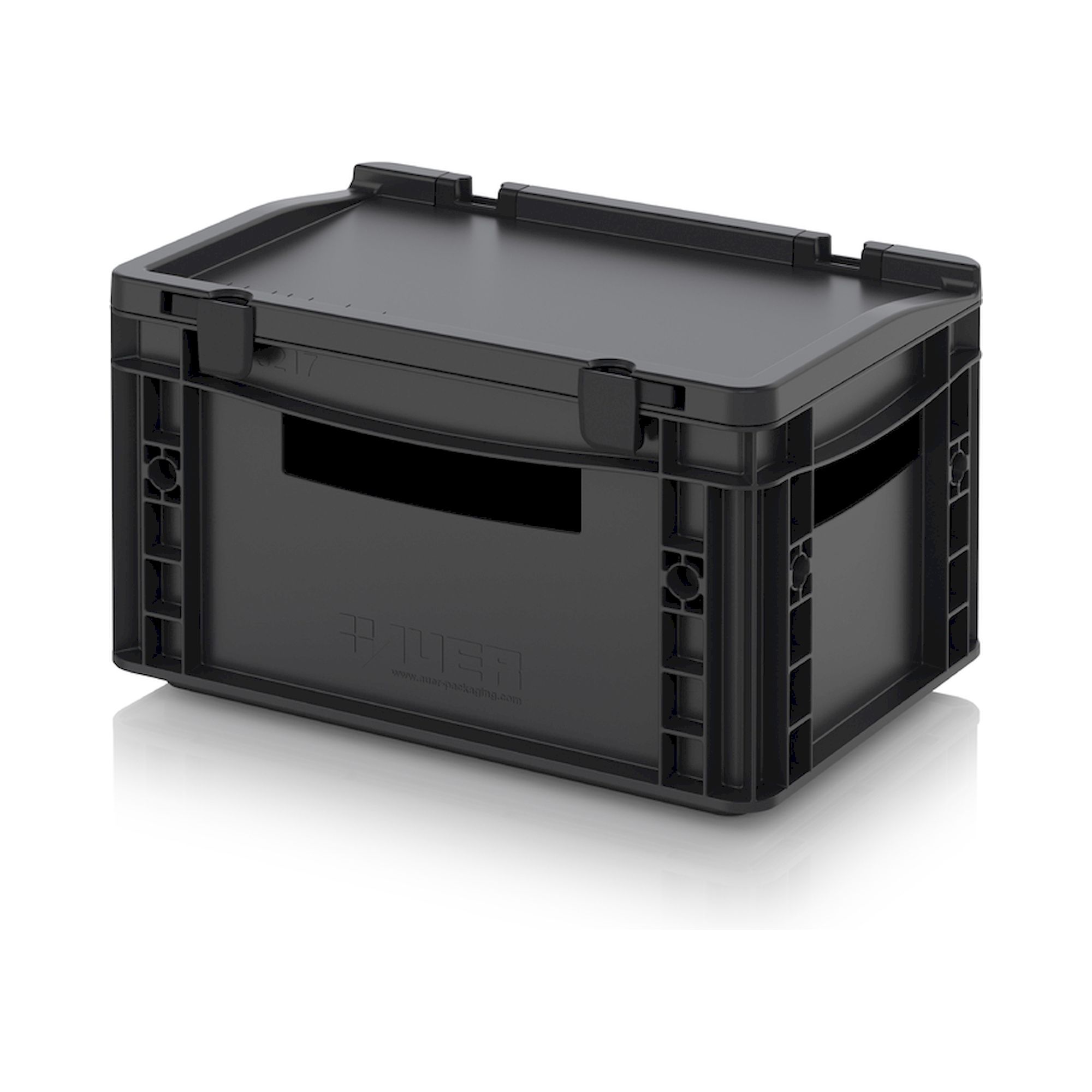 Auer ESD ED 32/17 HO. ESD-Eurobehälter mit Scharnierdeckel