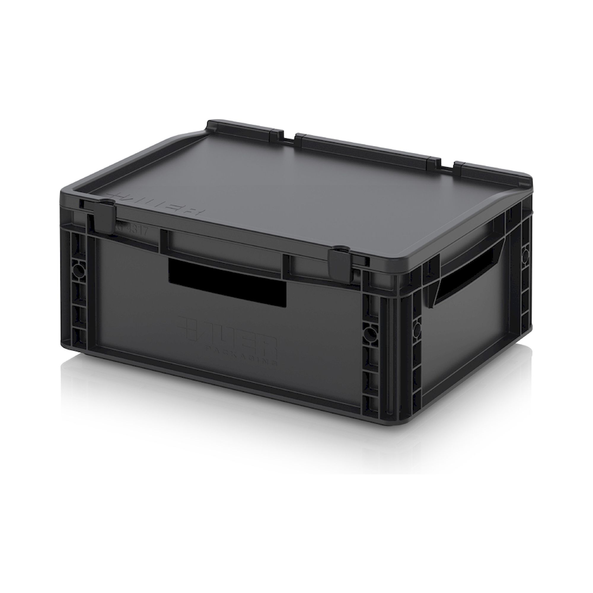 Auer ESD ED 43/17 HO. ESD-Eurobehälter mit Scharnierdeckel