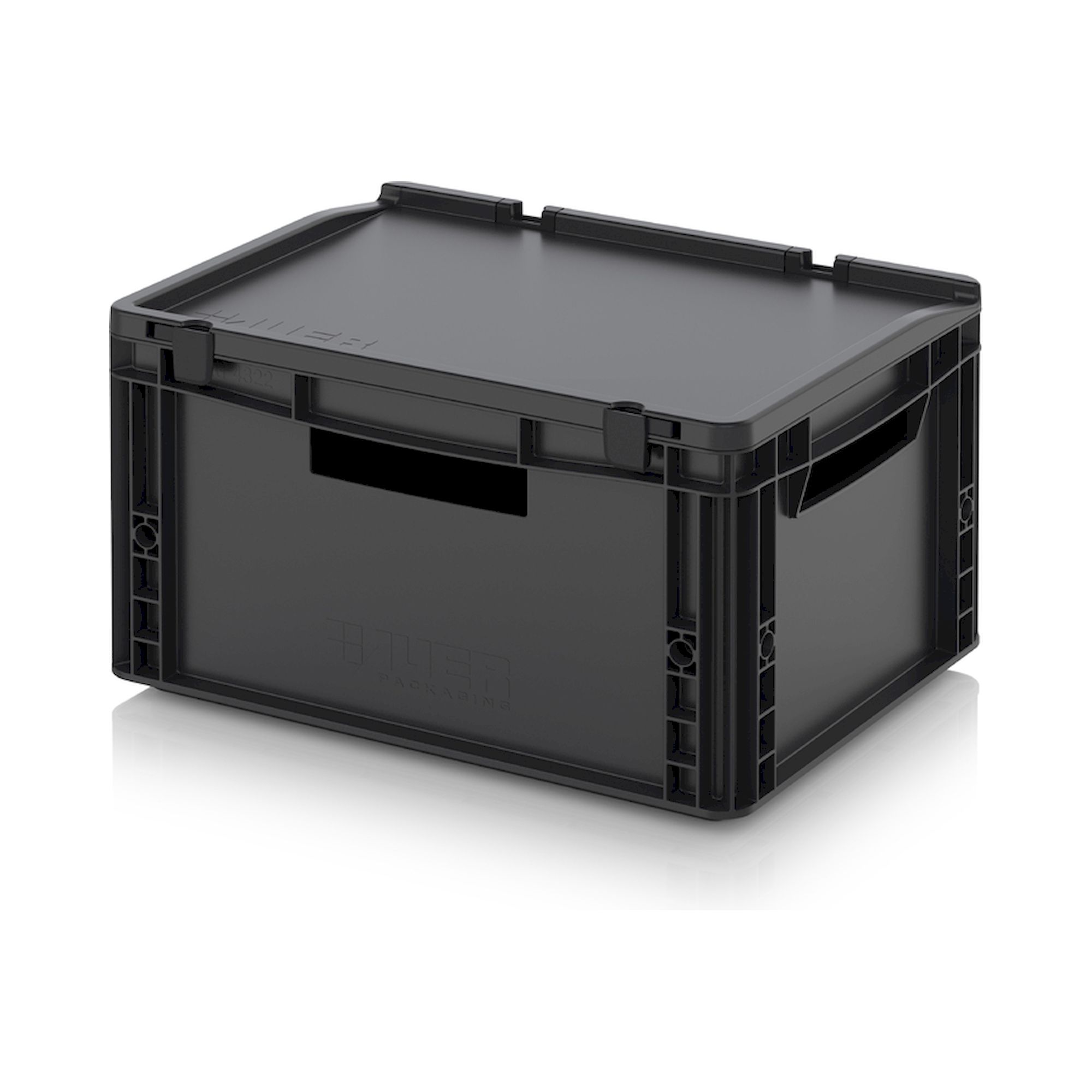 Auer ESD ED 43/22 HO. ESD-Eurobehälter mit Scharnierdeckel