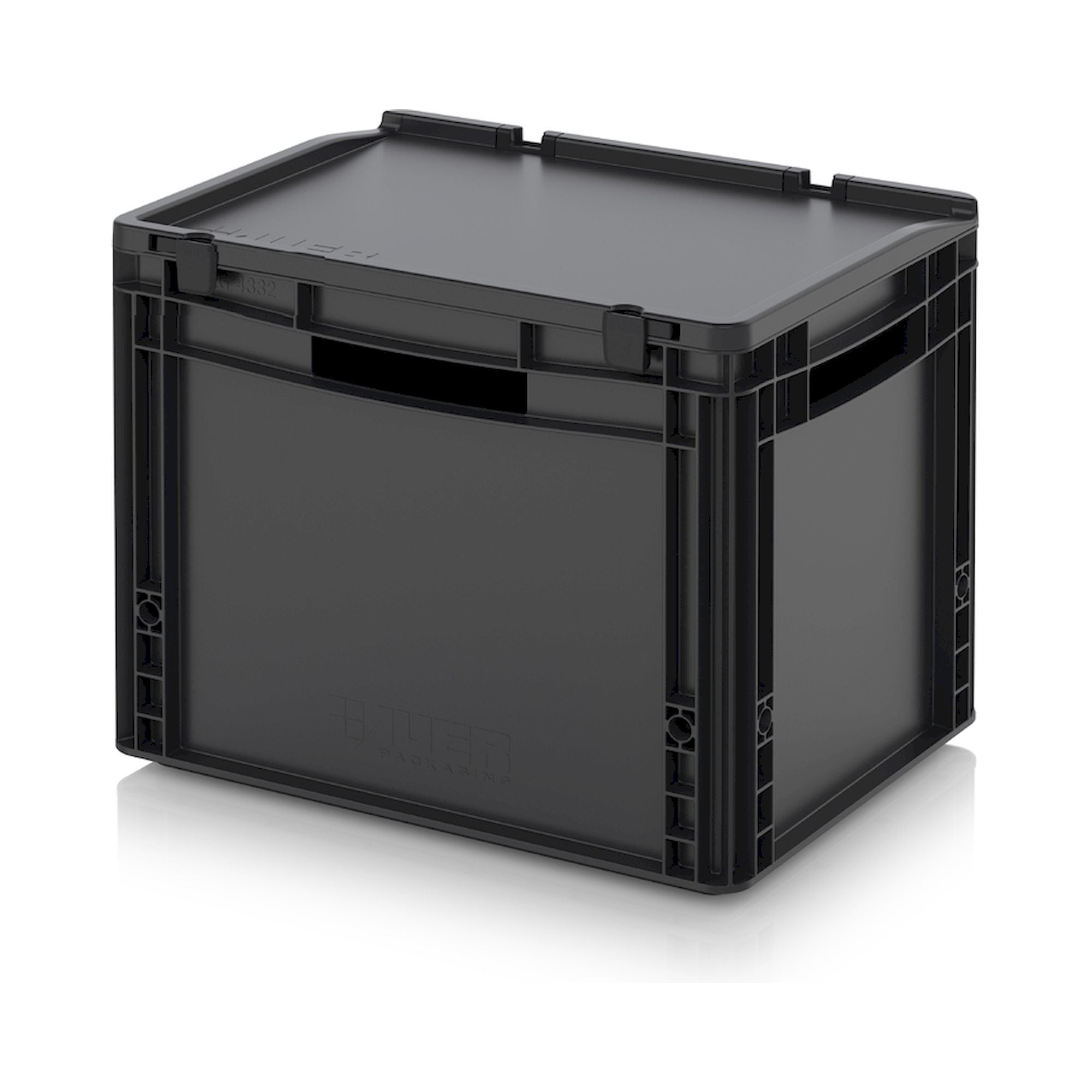 Auer ESD ED 43/32 HO. ESD-Eurobehälter mit Scharnierdeckel