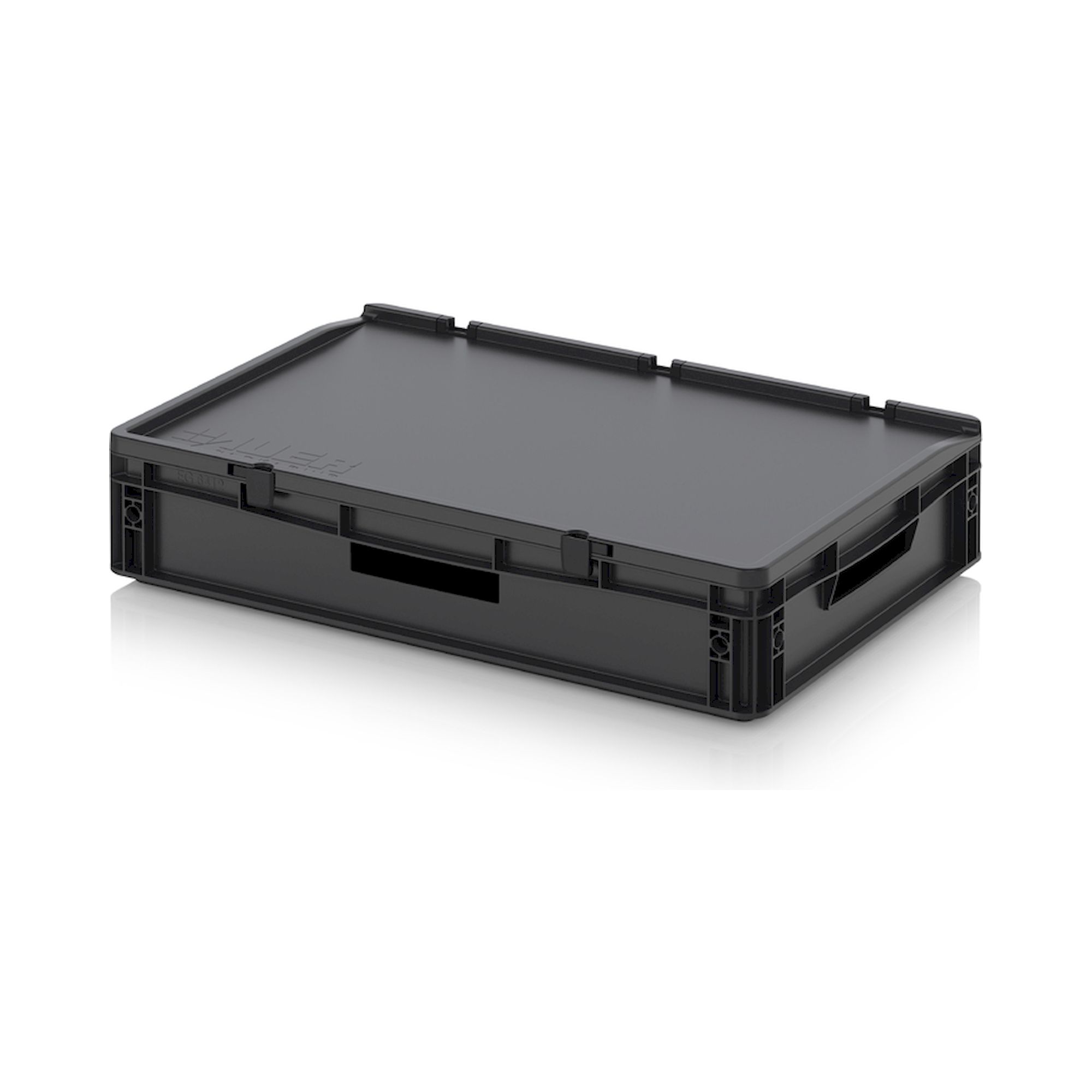 Auer ESD ED 64/12 HO. ESD-Eurobehälter mit Scharnierdeckel