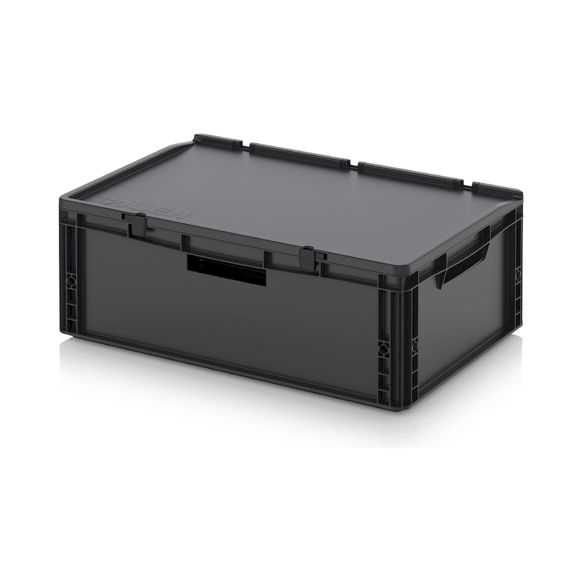 Auer ESD ED 64/22 HO. ESD-Eurobehälter mit Scharnierdeckel