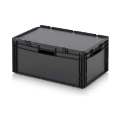 Auer ESD ED 64/27 HO. ESD-Eurobehälter mit Scharnierdeckel