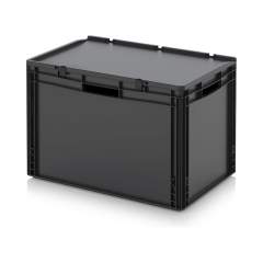 Auer ESD ED 64/42 HO. ESD-Eurobehälter mit Scharnierdeckel
