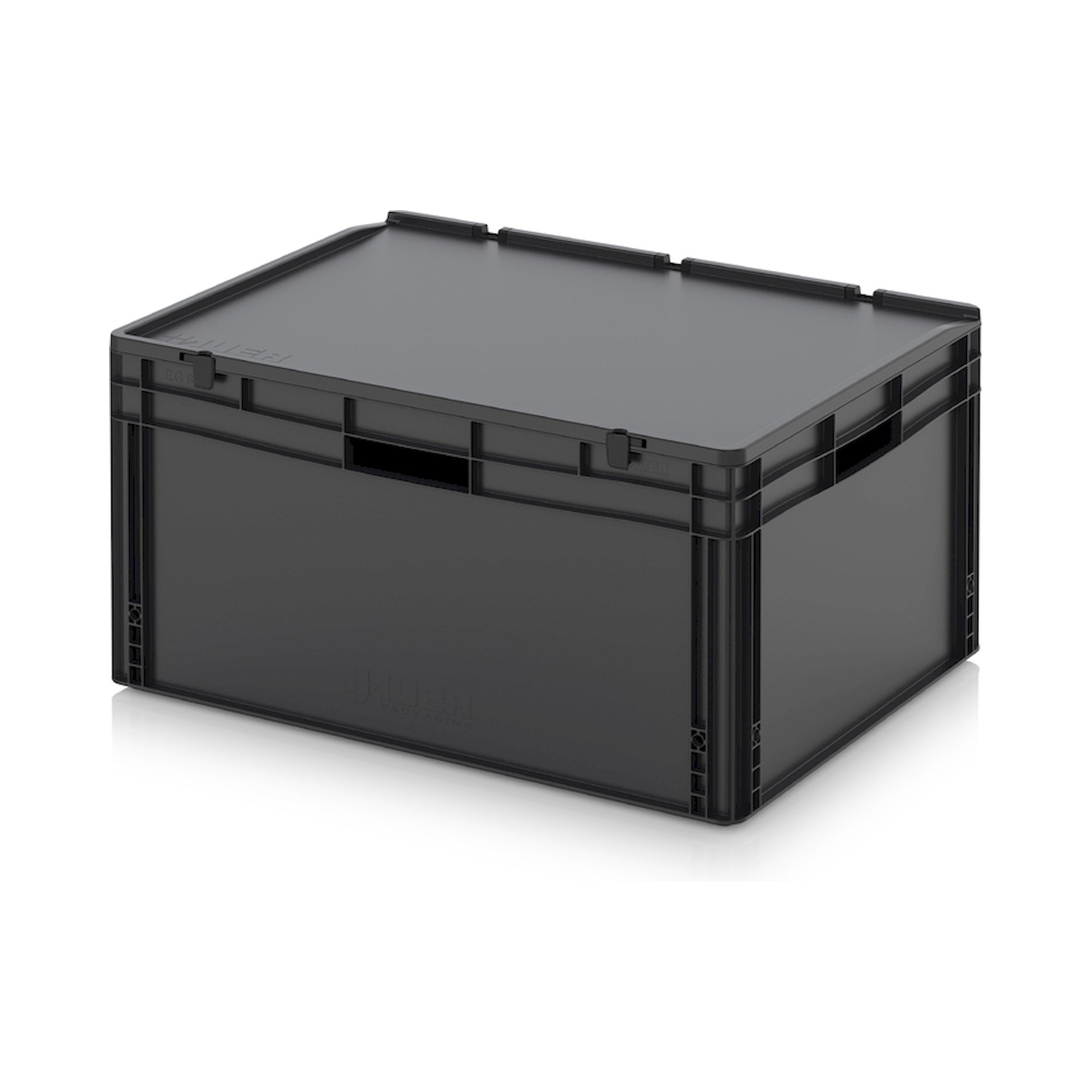 Auer ESD ED 86/42 HO. ESD-Eurobehälter mit Scharnierdeckel