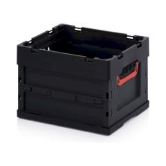 ESD FB 43/27. ESD foldable boxes without lid, 40x30x27 cm