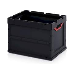 ESD FB 64/42. ESD foldable boxes without lid, 60x40x42 cm