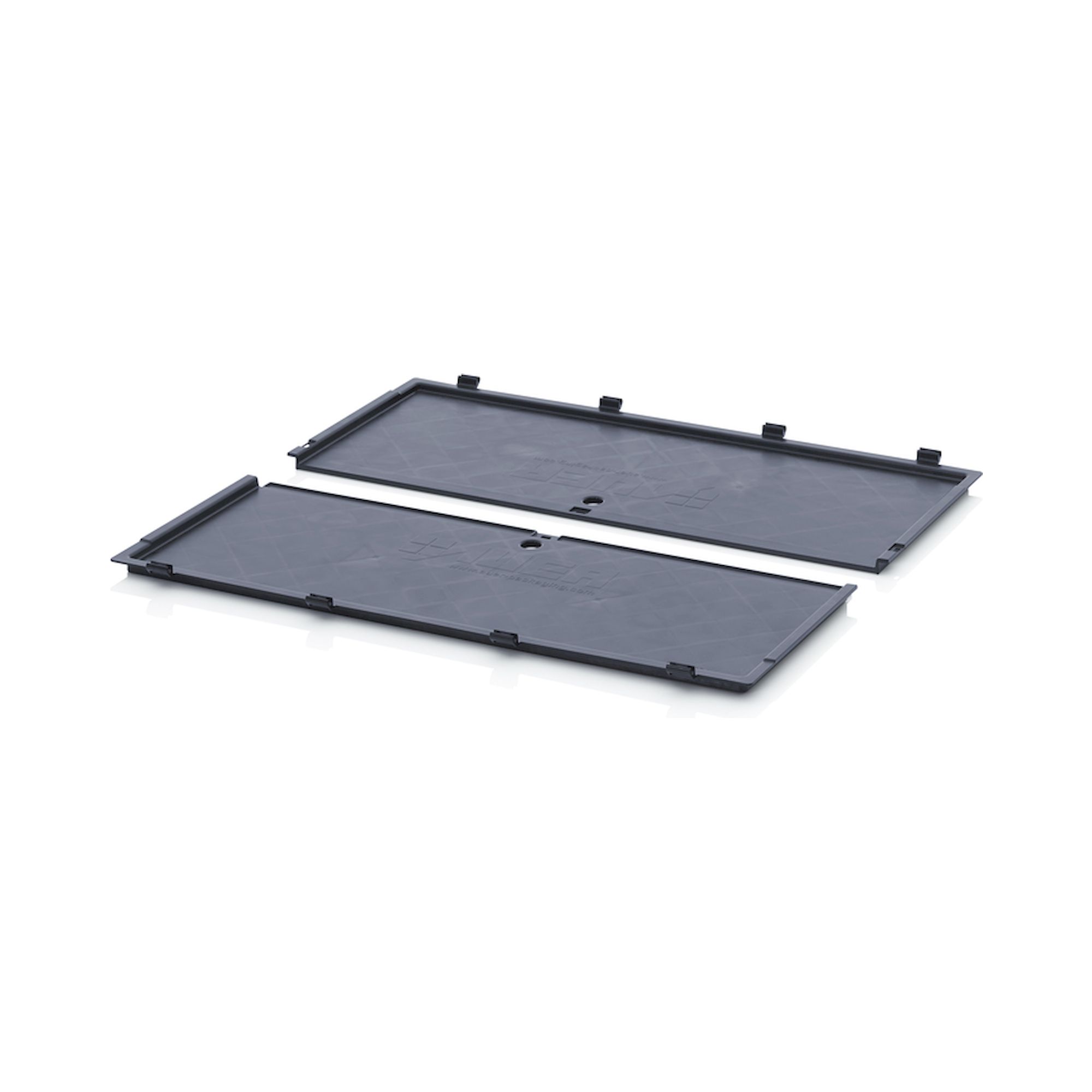 ESD FB DE 86. ESD hinged lid for foldable boxes, 80x60 cm