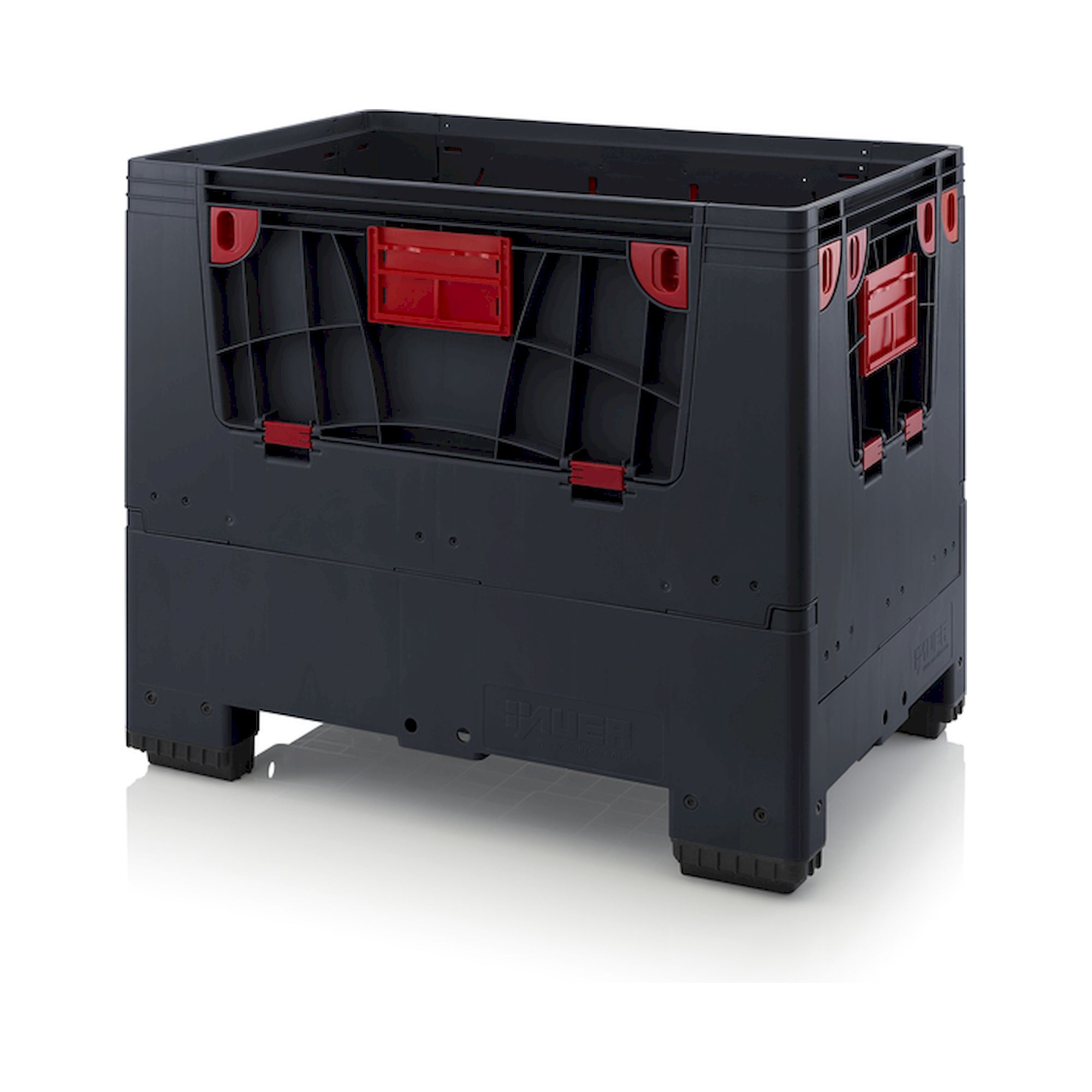 ESD KLK 1208. Foldable ESD big boxes with 4 opening flaps