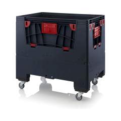 ESD KLK 1208R. Foldable ESD big boxes with 4 opening flaps