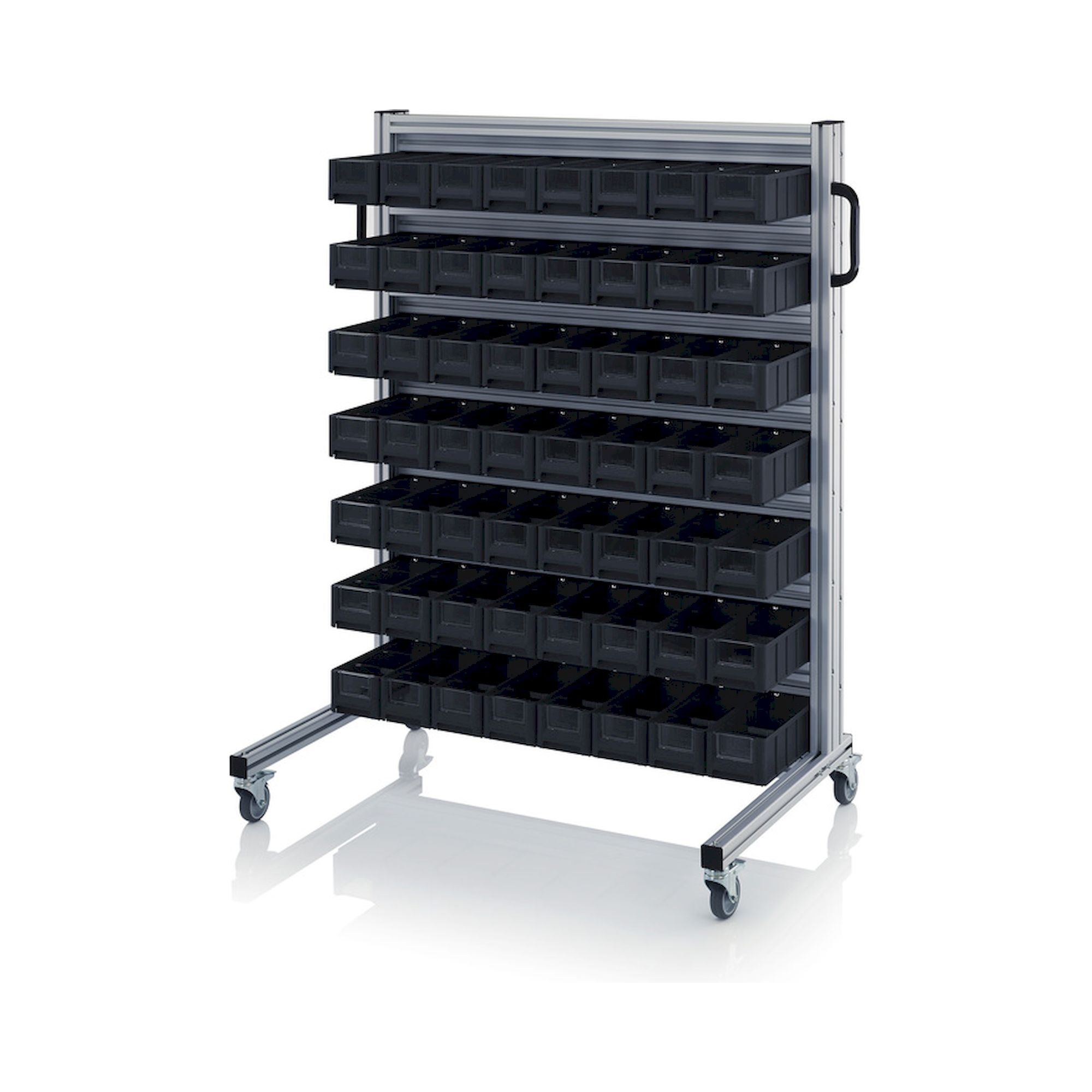 ESD SR.L.3109. ESD system trolleys for rack boxes, 56xESD RK 3109 (30x11,7x9 cm)