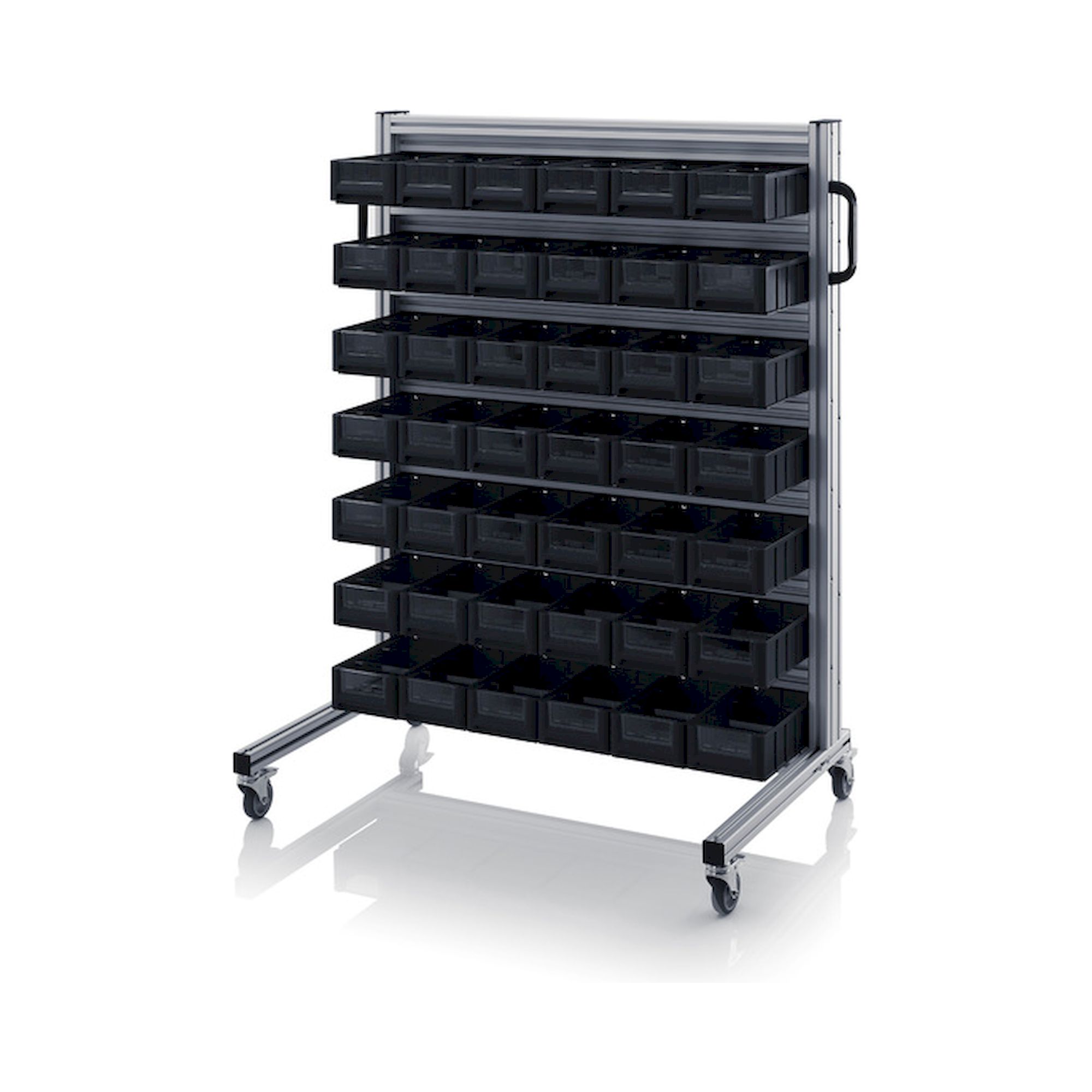ESD SR.L.31509. ESD system trolleys for rack boxes, 42xESD RK 31509 (30x15,6x9 cm)