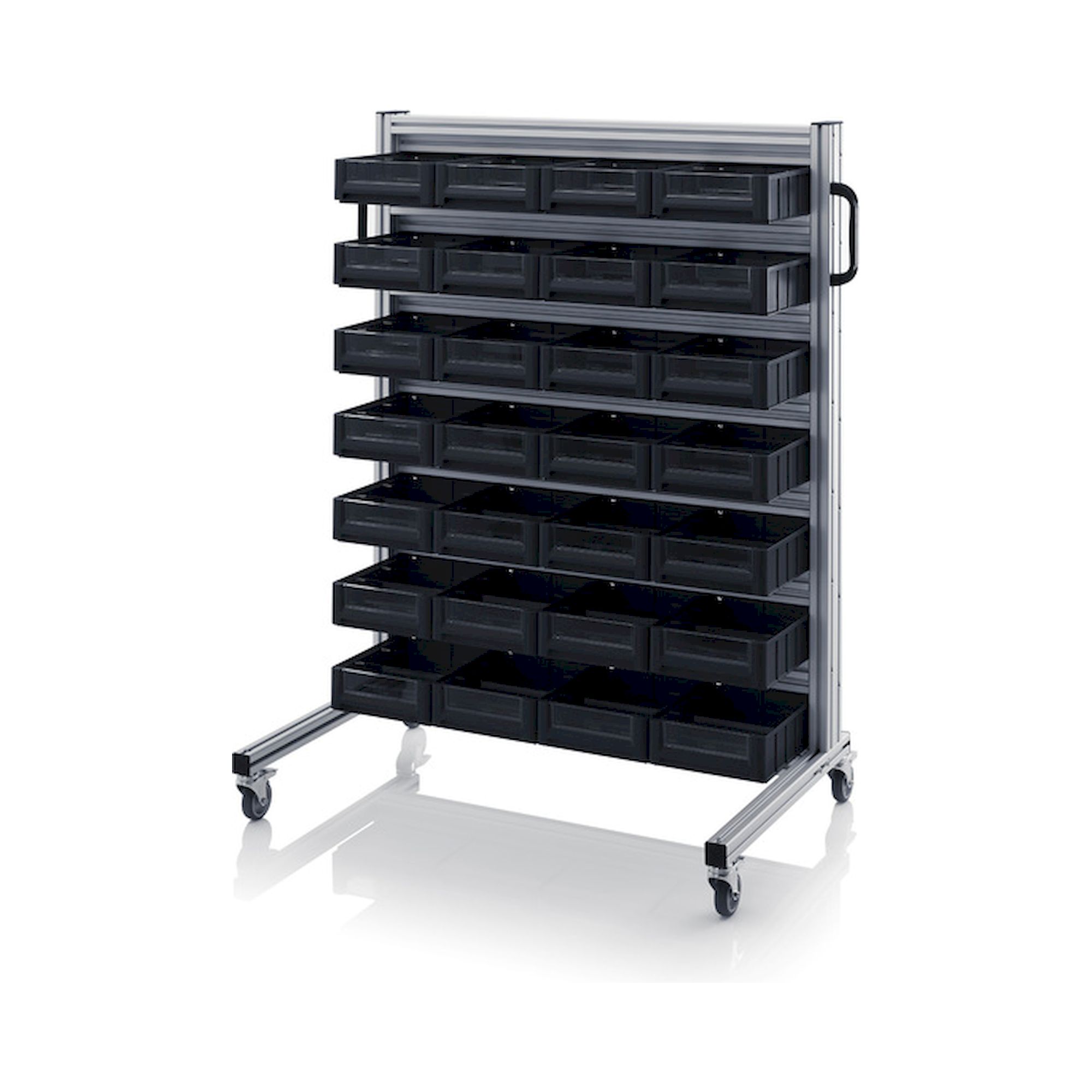 ESD SR.L.3209. ESD system trolleys for rack boxes, 28xESD RK 3209 (30x23,4x9 cm)