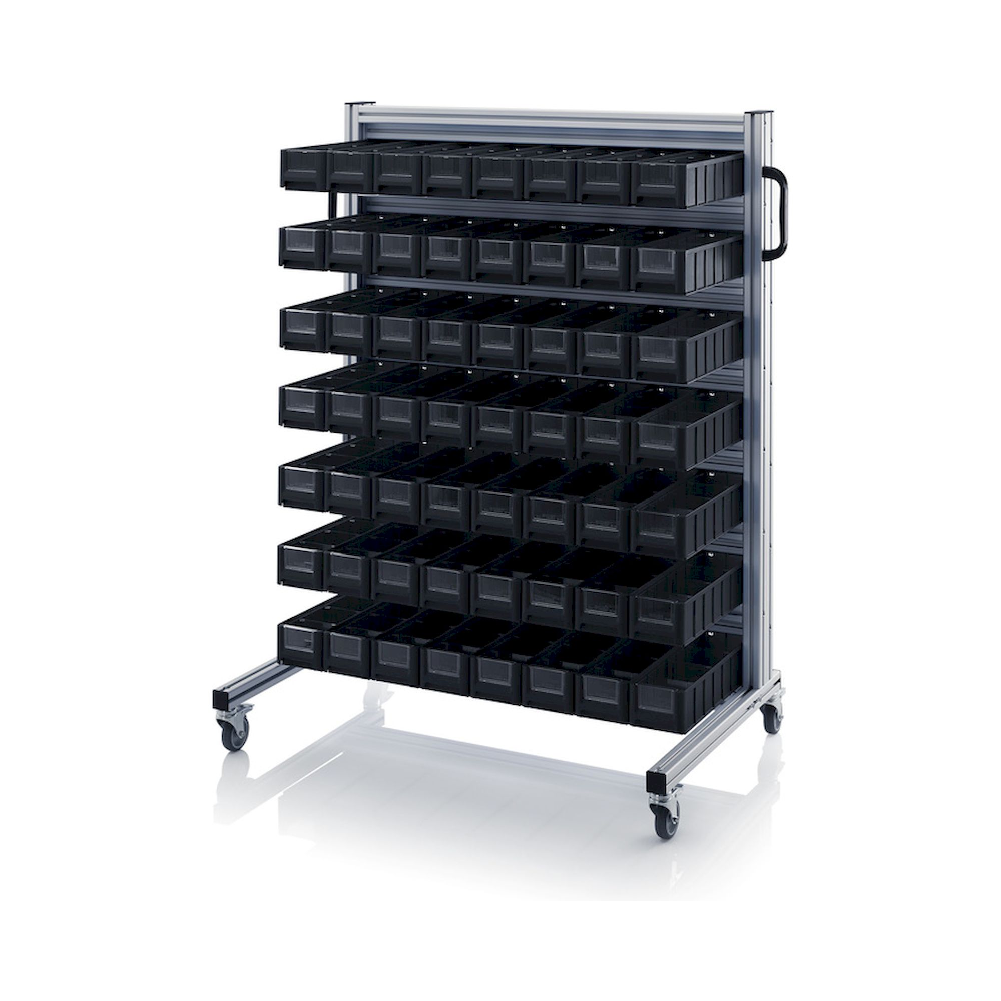 ESD SR.L.4109. ESD system trolleys for rack boxes, 56xESD RK 4109 (40x11,7x9 cm)
