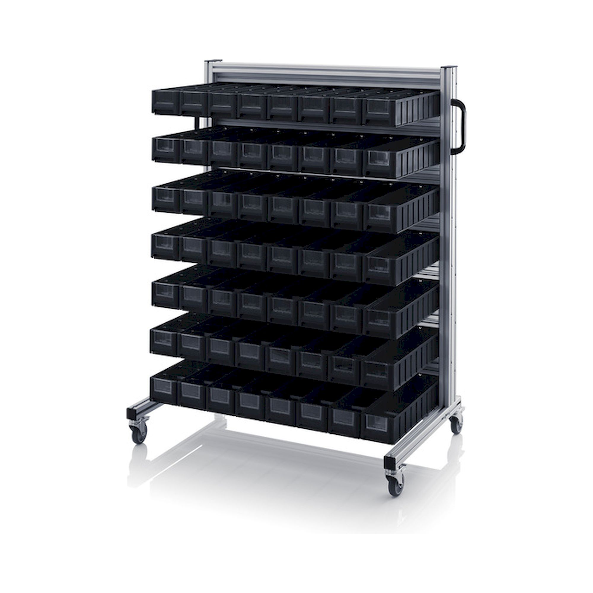 ESD SR.L.5109. ESD system trolleys for rack boxes, 56xESD RK 5109 (50x11,7x9 cm)
