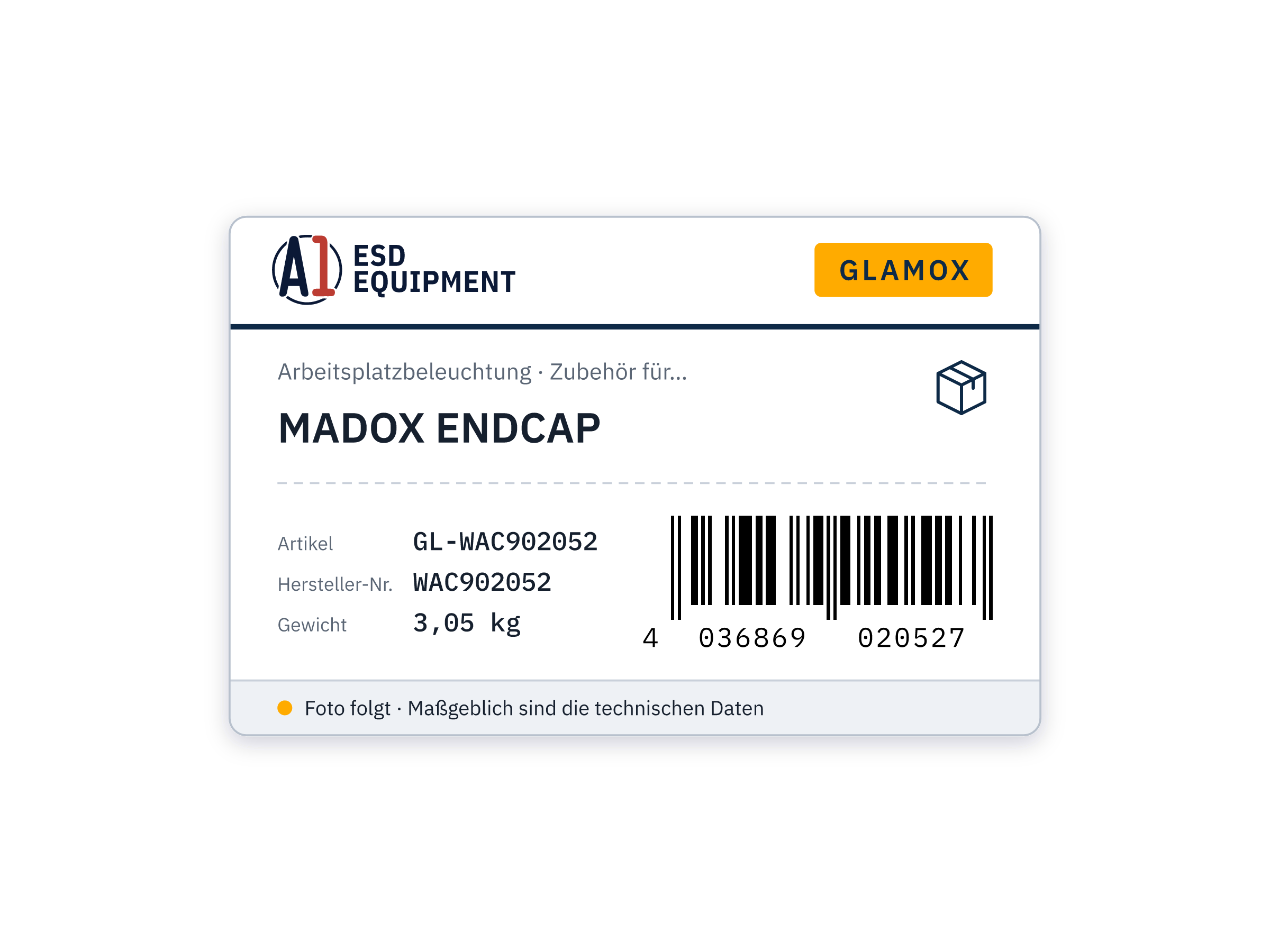 Glamox MADOX ENDCAP