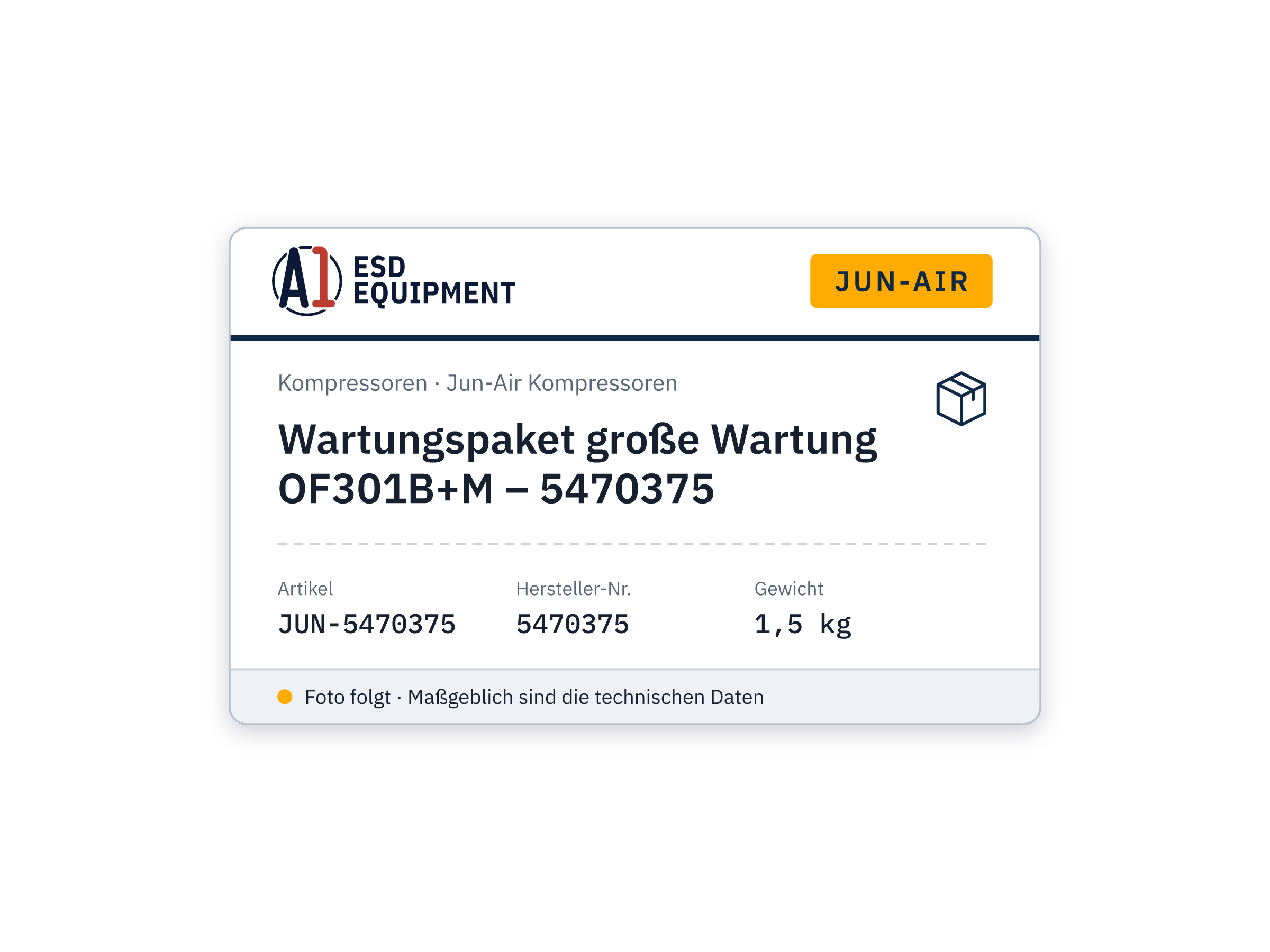 Jun-Air Wartungspaket große Wartung OF301B+M – 5470375