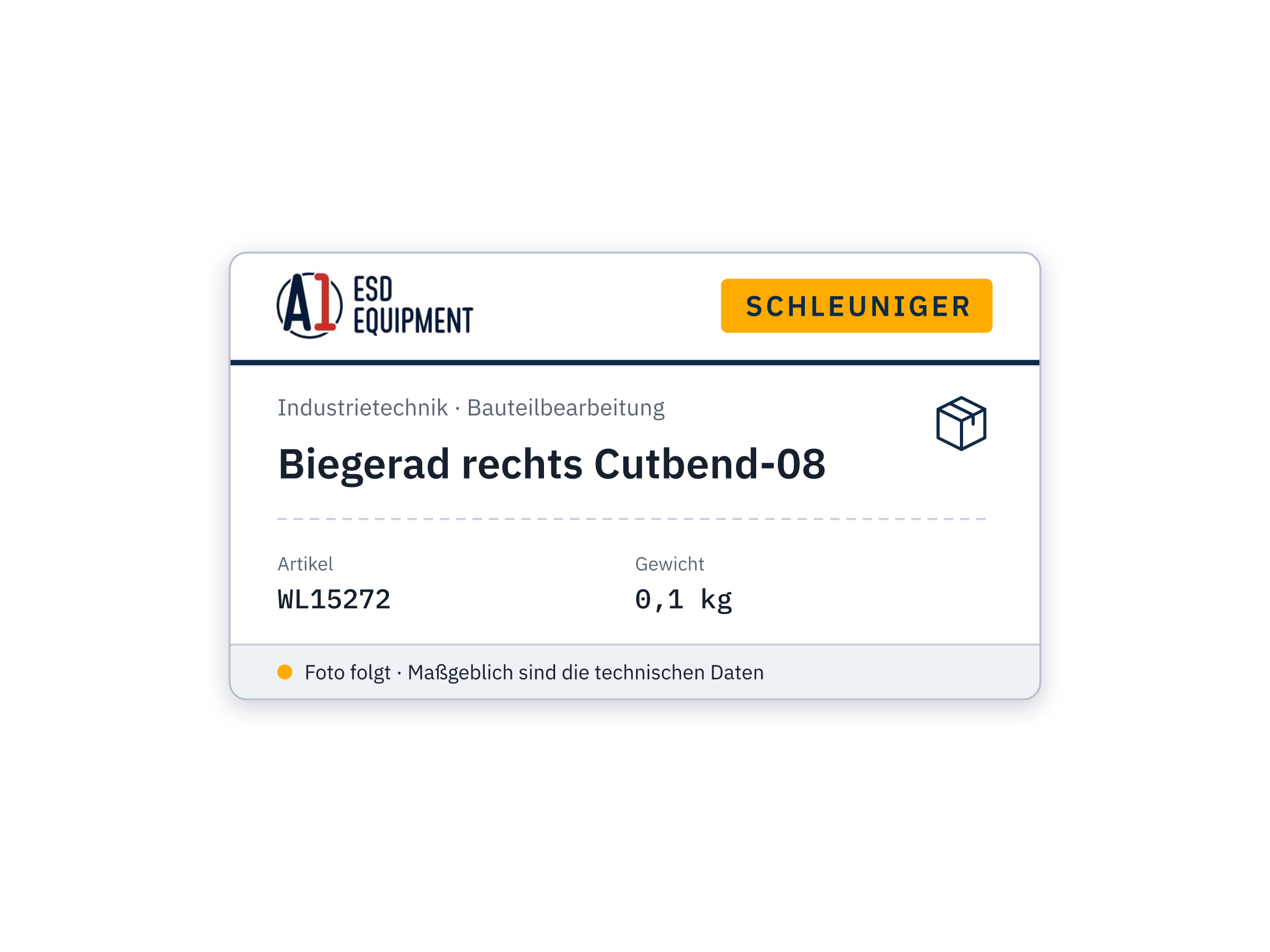 Schleuniger Bending wheel, right-hand, Cutbend-08