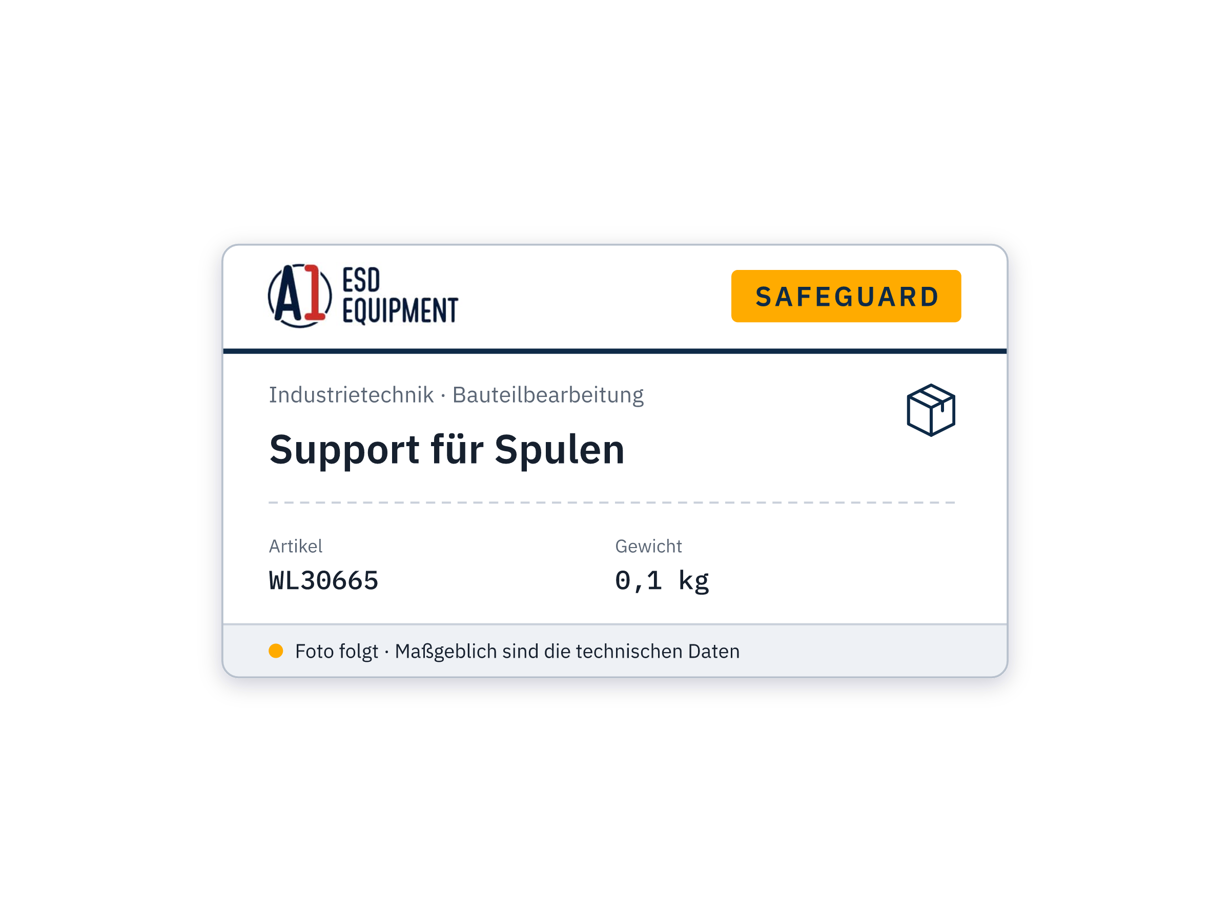 Support für Spulen