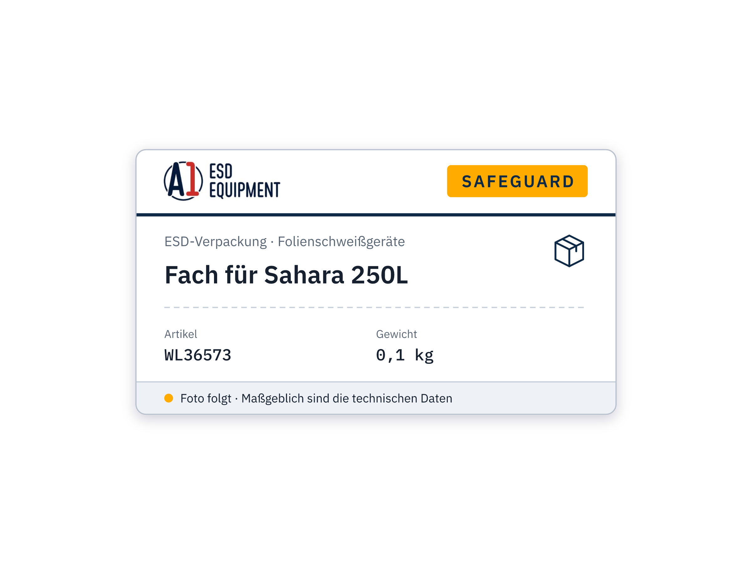 Tablette pour Sahara/Sahara Dry 250 l