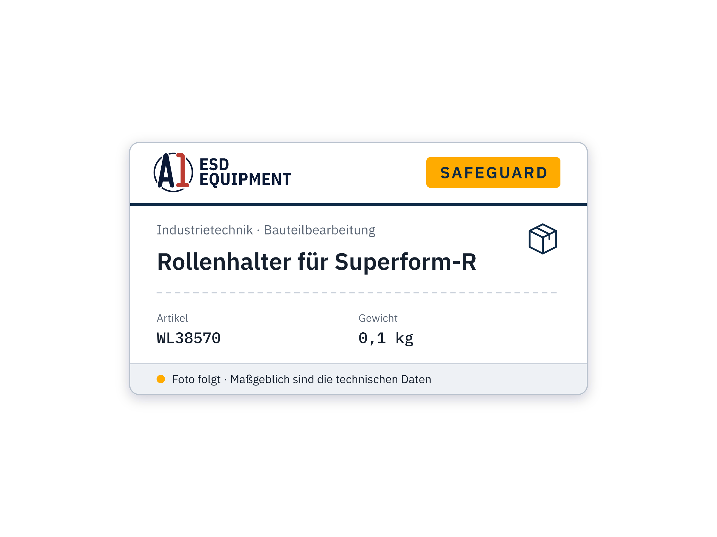Porte-rouleau BR6 pour massicot Superform-R