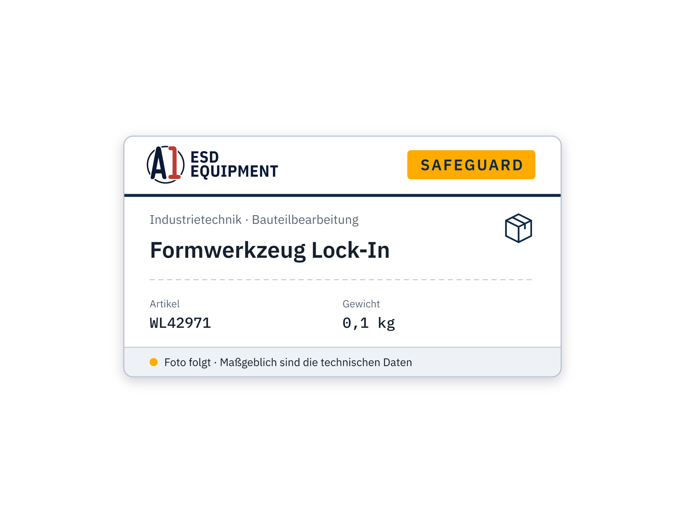 Outil de moulage Lock-In pour SUPERFORM-AF