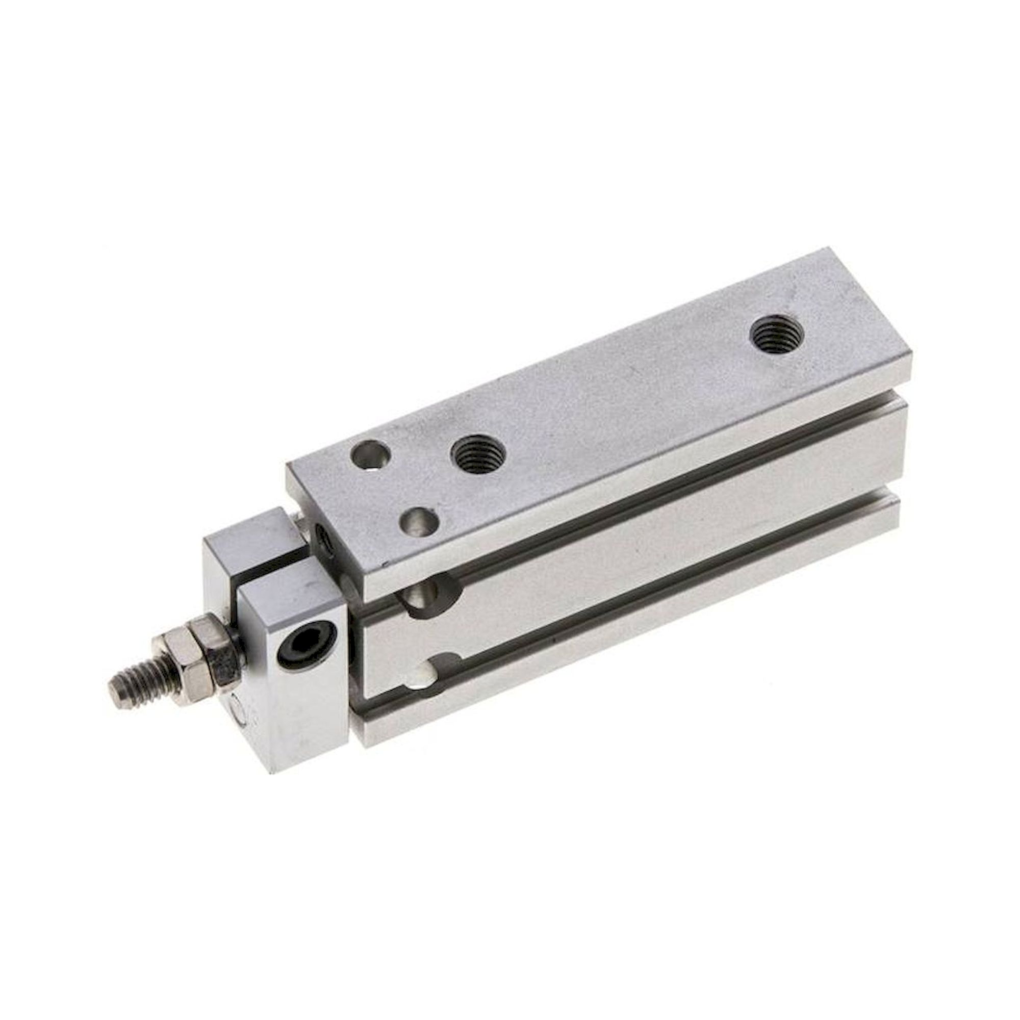 EMC EUK 10/20. Direktmontagezylinder, Kolben 10mm,Hub 20mm, verdrehgesicherte Kolbenstange