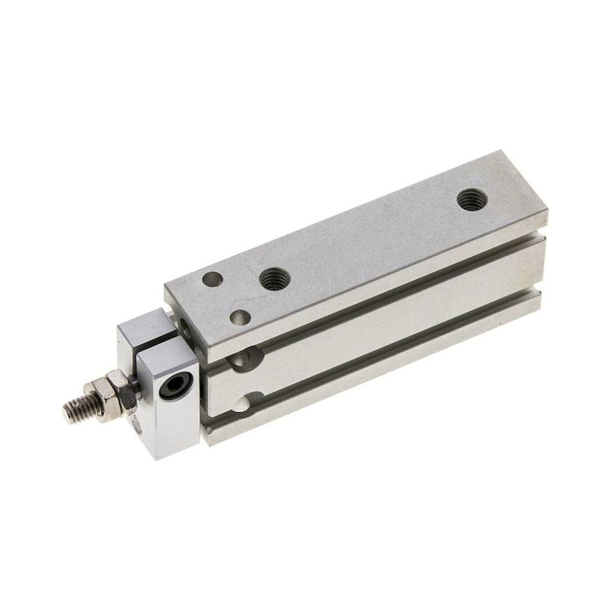 EMC EUK 10/25. Direktmontagezylinder, Kolben 10mm,Hub 25mm, verdrehgesicherte Kolbenstange