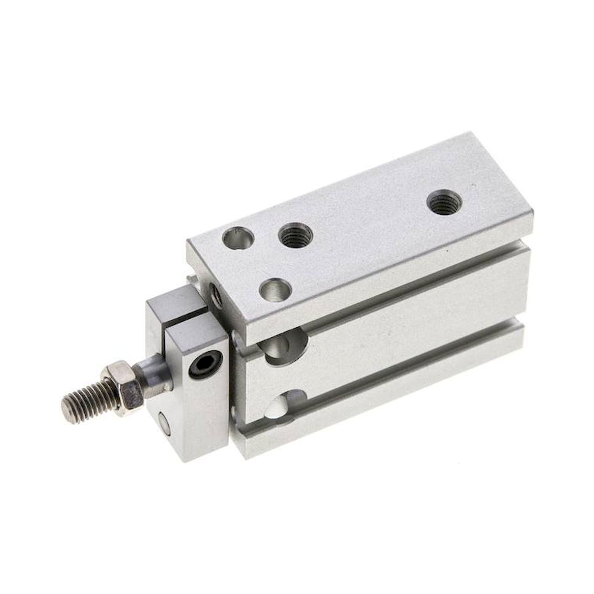 EMC EUK 16/10. Direktmontagezylinder, Kolben 16mm,Hub 10mm, verdrehgesicherte Kolbenstange