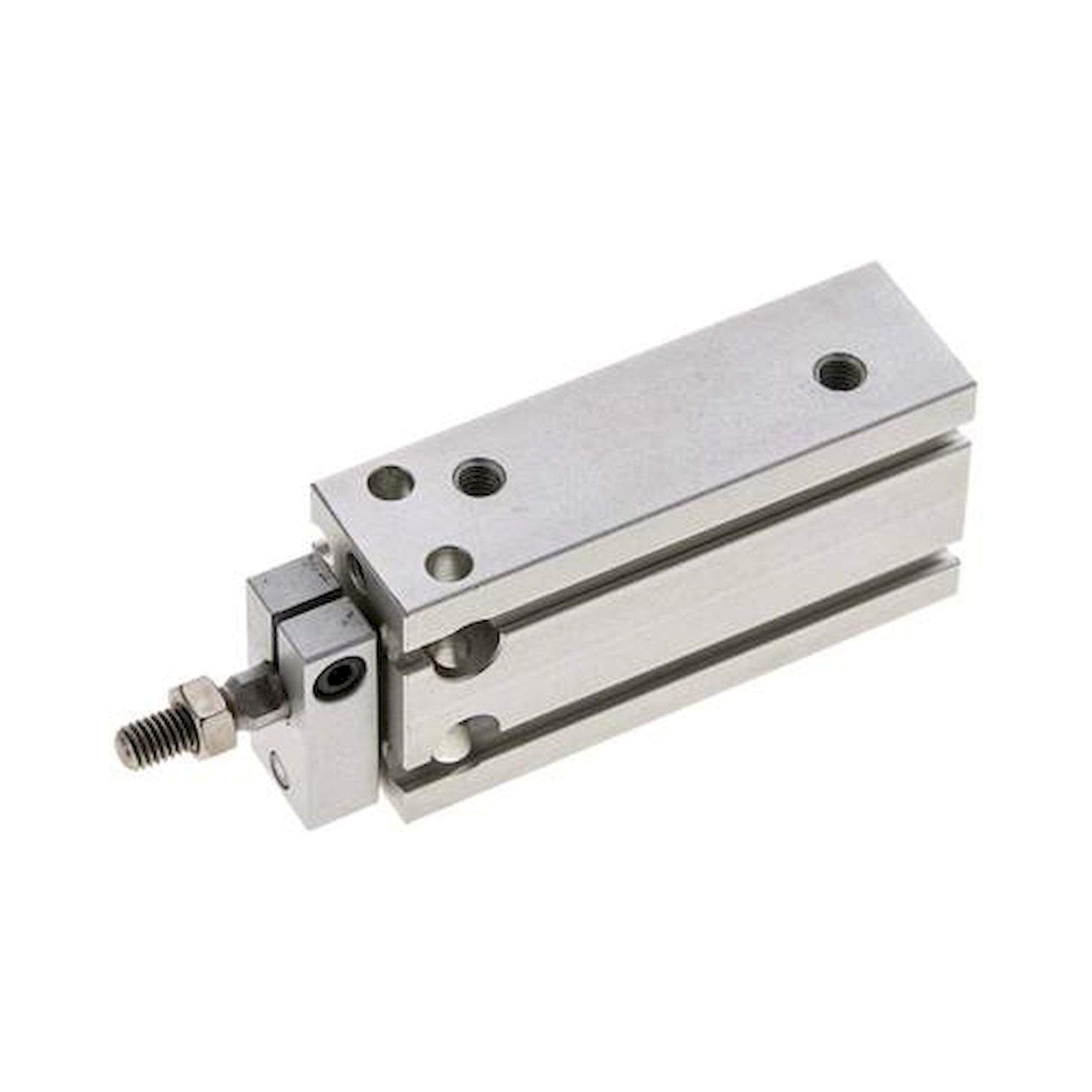 EMC EUK 16/25. Direktmontagezylinder, Kolben 16mm,Hub 25mm, verdrehgesicherte Kolbenstange