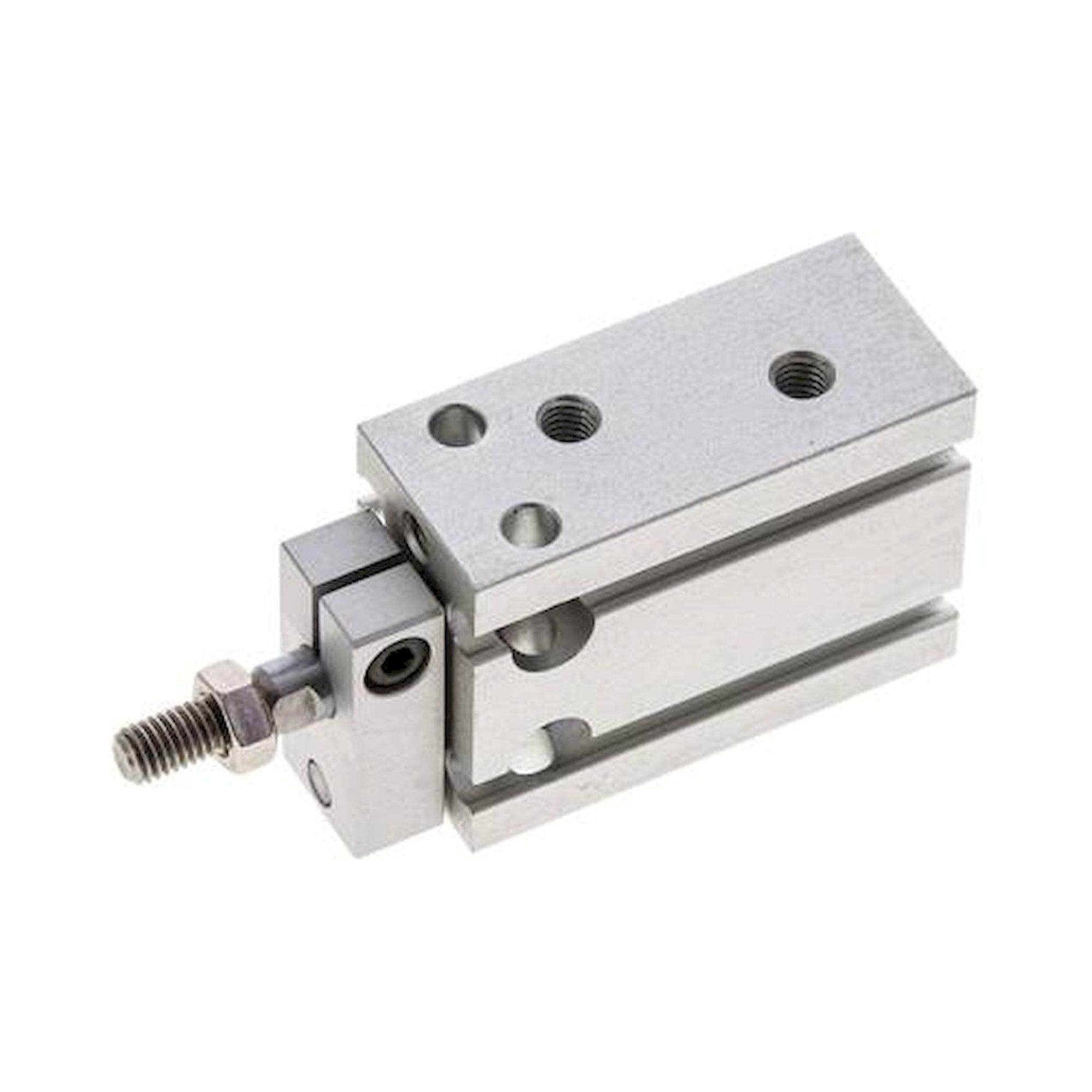 EMC EUK 16/5. Direktmontagezylinder, Kolben 16mm,Hub 5mm, verdrehgesicherte Kolbenstange