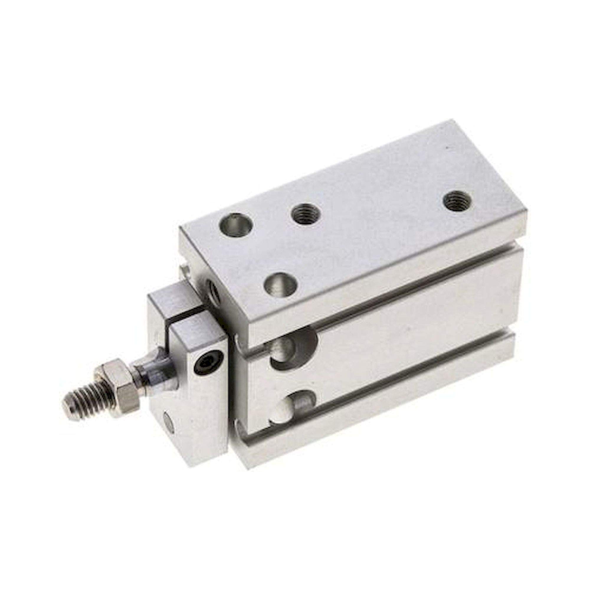 EMC EUK 20/10. Direktmontagezylinder, Kolben 20mm,Hub 10mm, verdrehgesicherte Kolbenstange