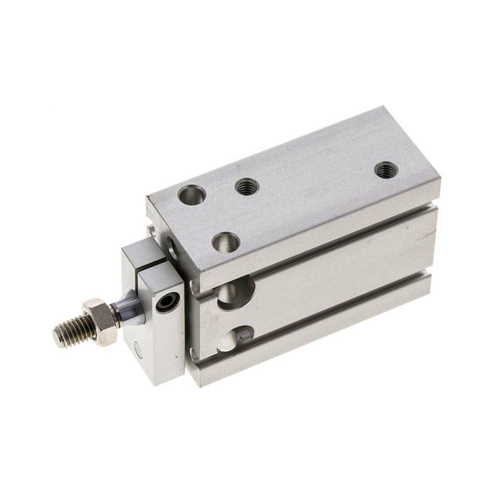 EMC EUK 20/15. Direktmontagezylinder, Kolben 20mm,Hub 15mm, verdrehgesicherte Kolbenstange